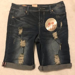 Elite Jeans Mid-Rise Bermuda